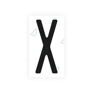 Alite Nanofilm for US (Michigan) license plates - Symbol "X" - Alite
