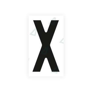 Alite Nanofilm for Czech Republic license plates - Symbol "X" - Alite
