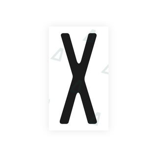 Alite Nanofilm for CA (Ontario) license plates - Symbol "X" - Alite