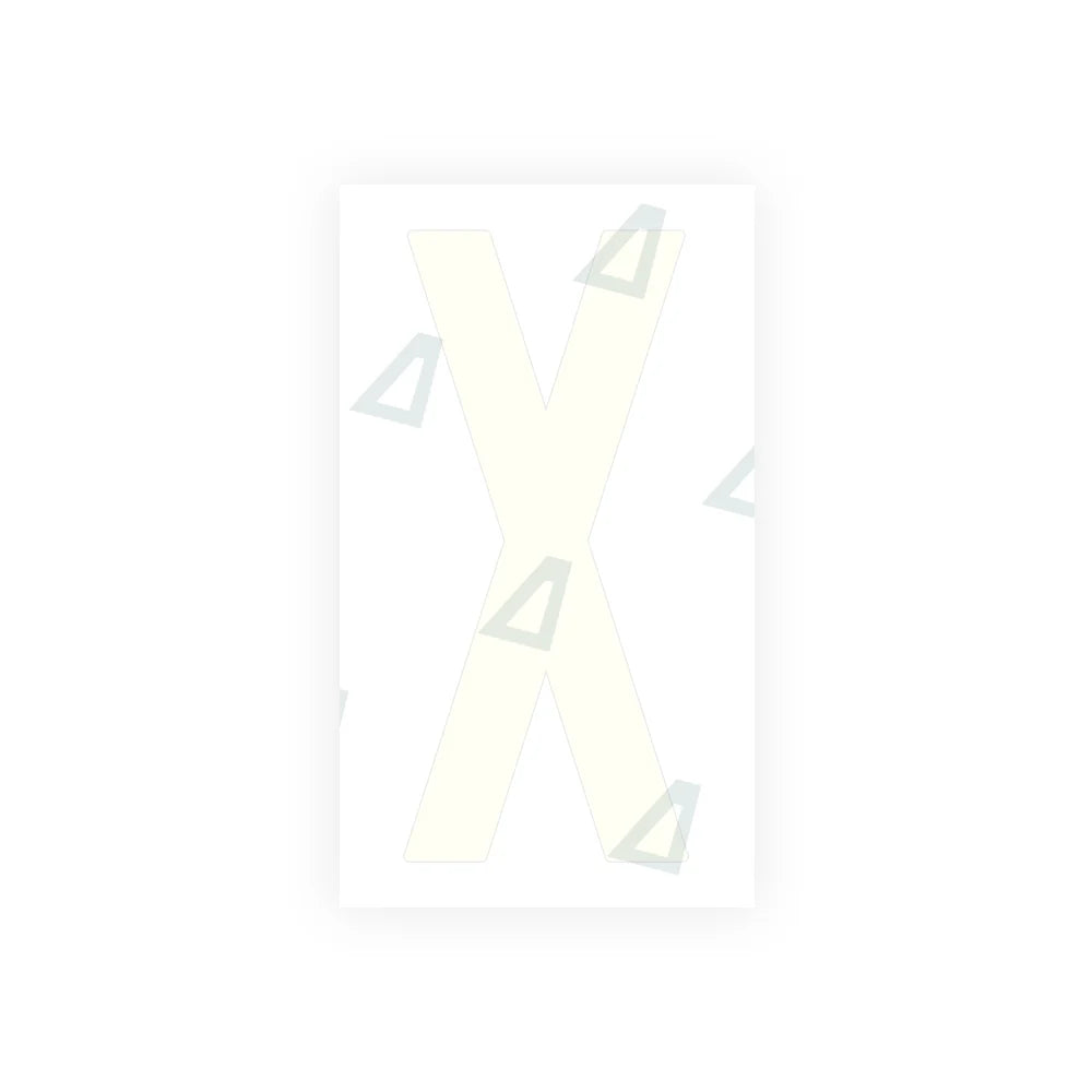Alite Nanofilm for US (Oklahoma) Moto license plates - Symbol "X" - Alite
