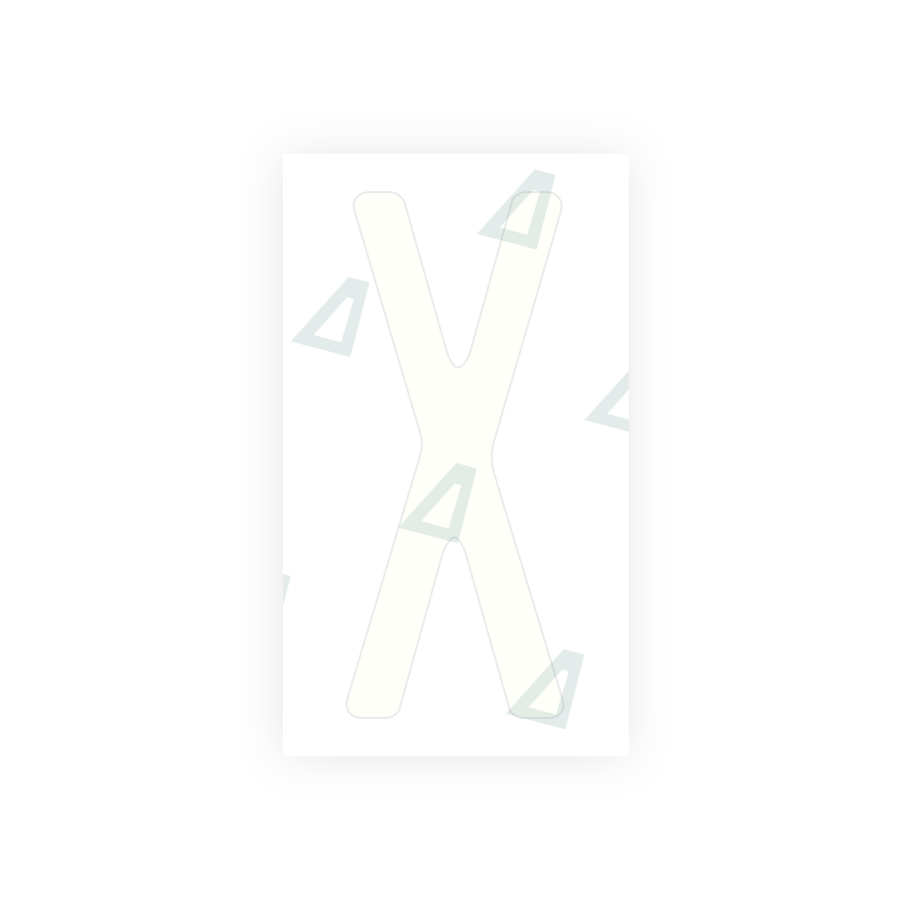 Alite Nanofilm for US (Wisconsin) license plates - Symbol "X" - Alite