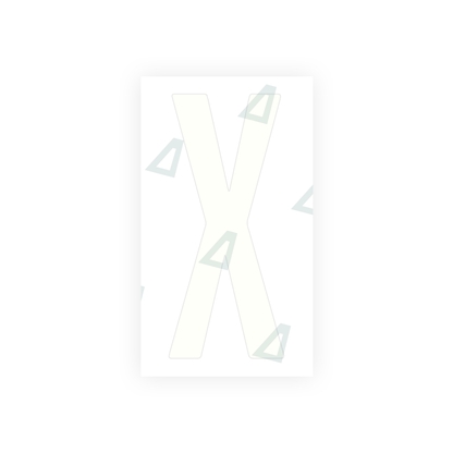 Alite Nanofilm for US (Ohio 2021) license plates - Symbol "X" - Alite