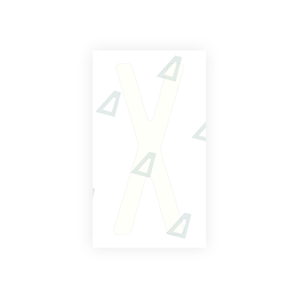 Alite Nanofilm for US (Pennsylvania) license plates - Symbol "X" - Alite