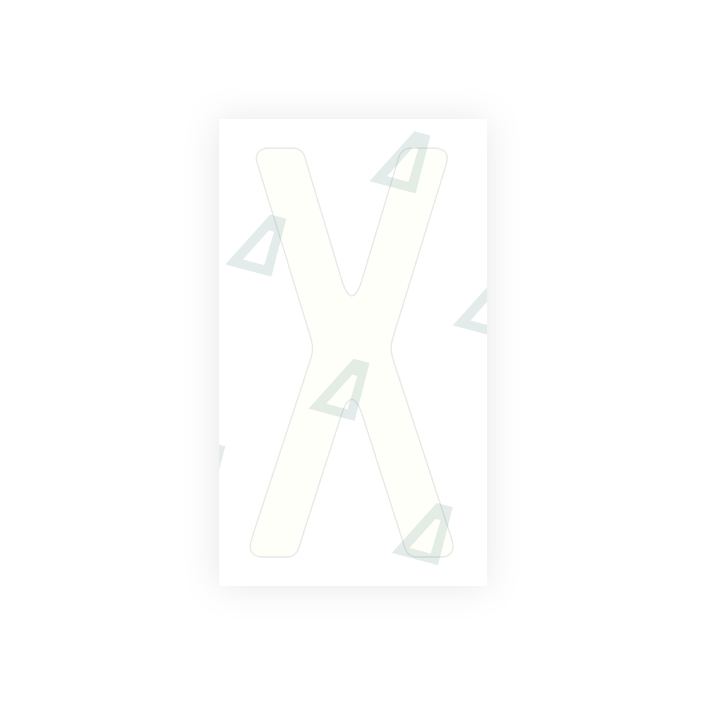 Alite Nanofilm for US (Quebec) license plates - Symbol "X" - Alite