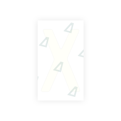 Alite Nanofilm for Uruguay license plates - Symbol "X" - Alite