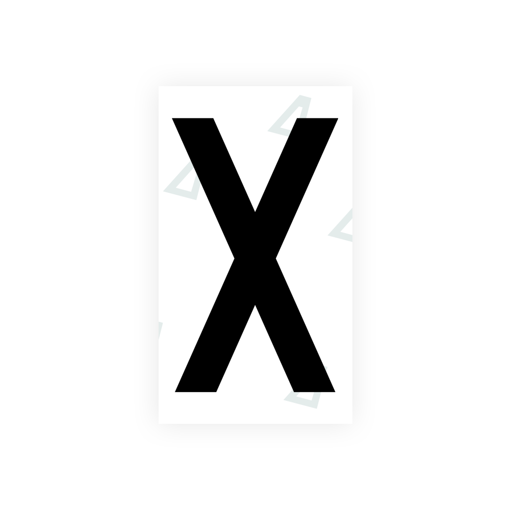 Alite Nanofilm for Greece license plates - Symbol "X" - Alite