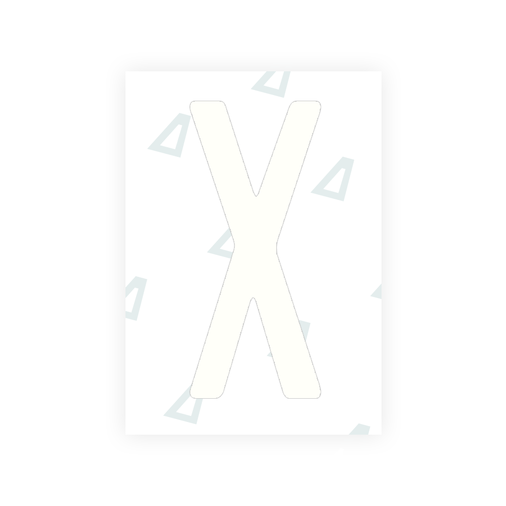 Alite Nanofilm for Guatemala license plates - Symbol "X" - Alite