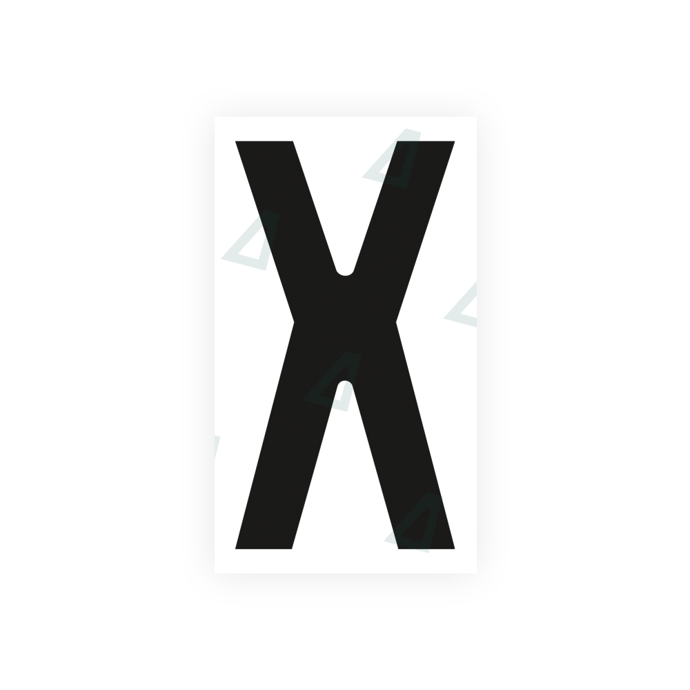 Alite Nanofilm for France license plates - Symbol "X" - Alite