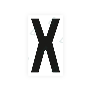 Alite Nanofilm for France license plates - Symbol "X" - Alite