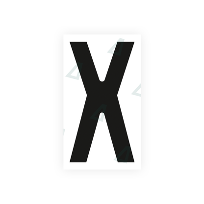 Alite Nanofilm for France license plates - Symbol "X" - Alite