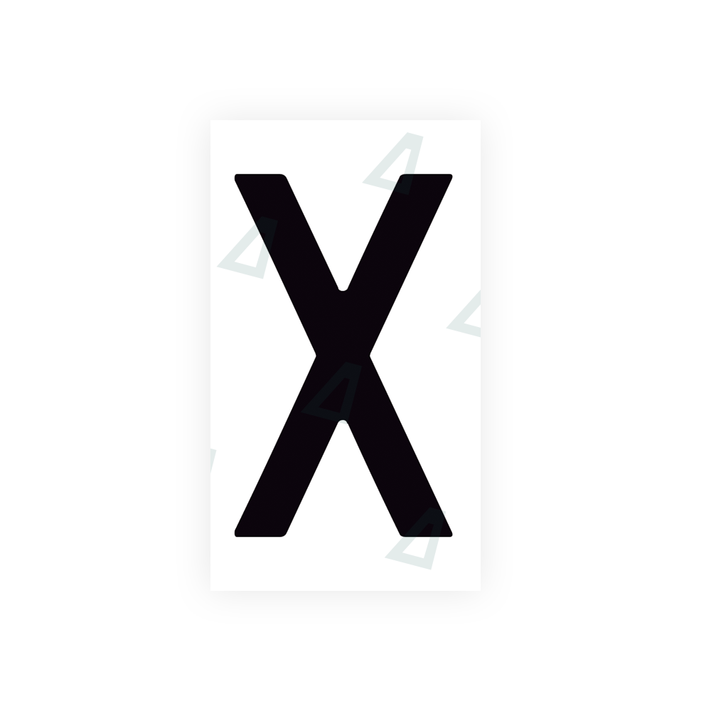 Alite Nanofilm for Spain Flat license plates - Symbol "X" - Alite