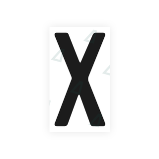 Alite Nanofilm for Germany (standard) license plates - Symbol "X" - Alite