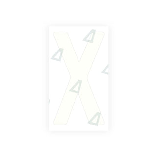 Alite Nanofilm für Tansania (Standard-)Kennzeichen - Symbol "X"