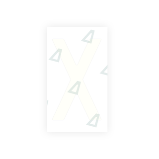 Alite Nanofilm for Spain Flat license plates - Symbol "X" - Alite