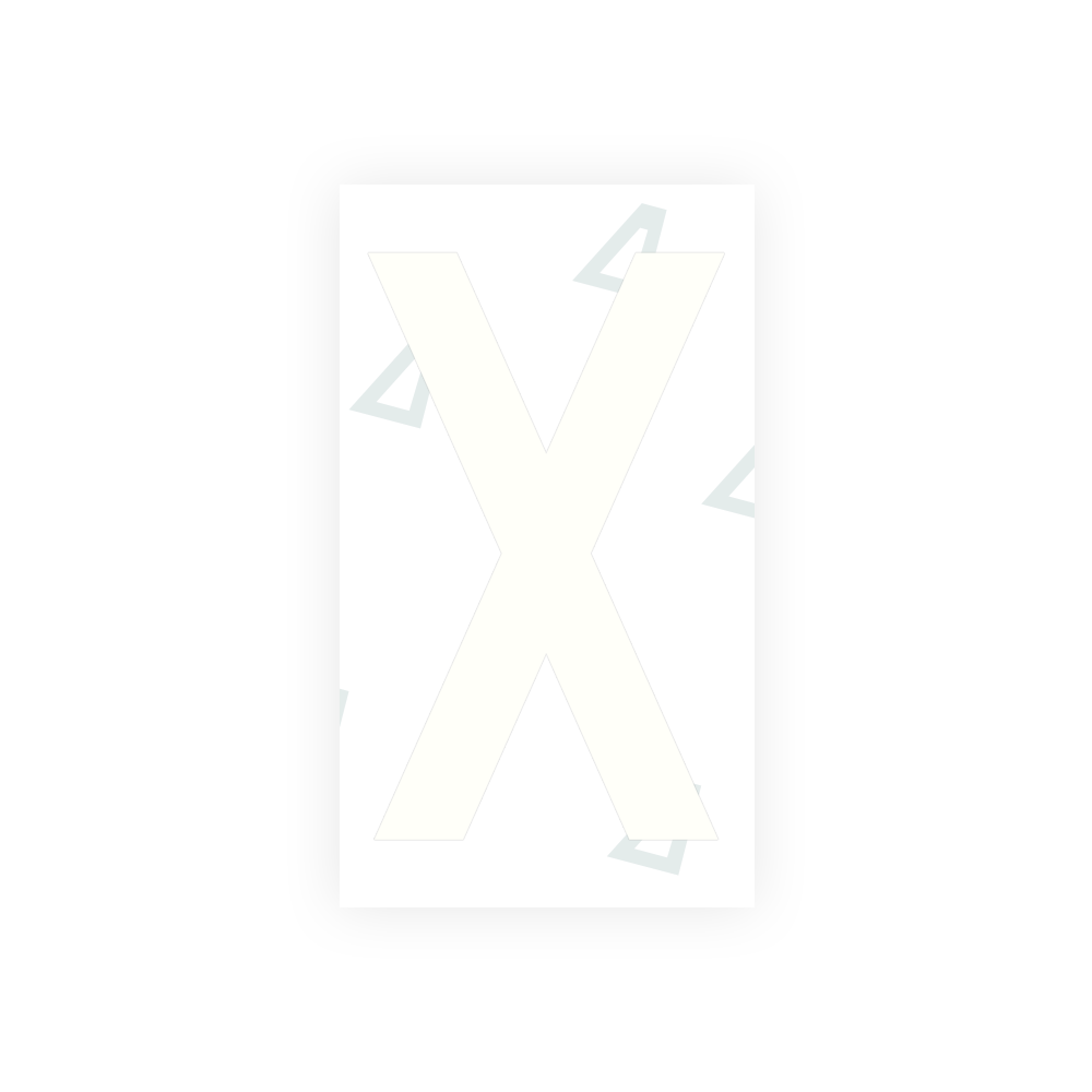 Alite Nanofilm for Greece license plates - Symbol "X" - Alite