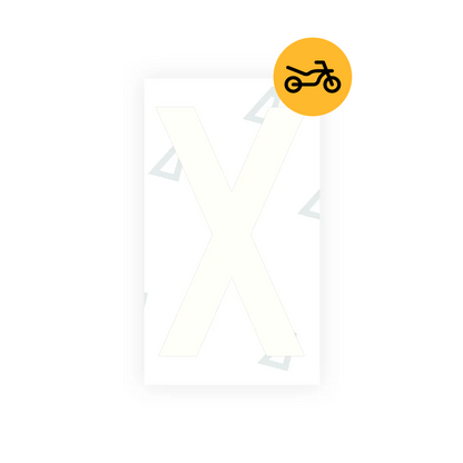 Alite Nanofilm for Greece moto license plates - Symbol "X" - Alite