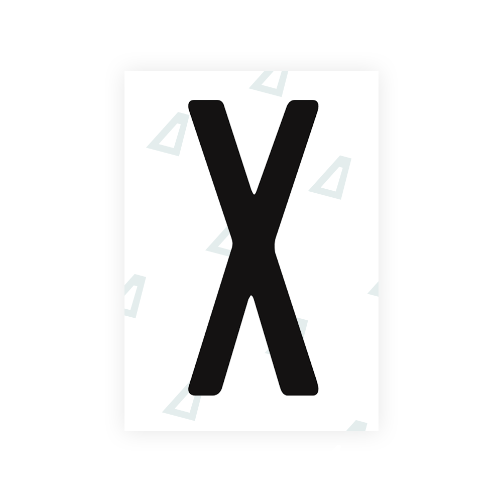 Alite Nanofilm for Guatemala license plates - Symbol "X" - Alite