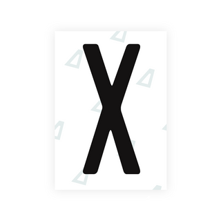 Alite Nanofilm for Guatemala license plates - Symbol "X" - Alite