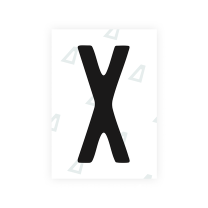 Alite Nanofilm for US (Connecticut 2013) license plates - Symbol "X" - Alite