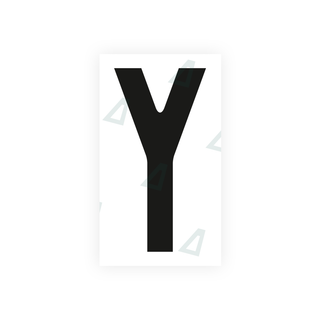 Alite Nanofilm for Czech Republic license plates - Symbol "Y" - Alite