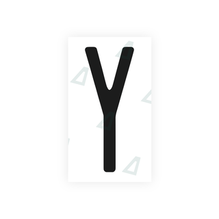 Alite Nanofilm for US (Pennsylvania) license plates - Symbol "Y" - Alite
