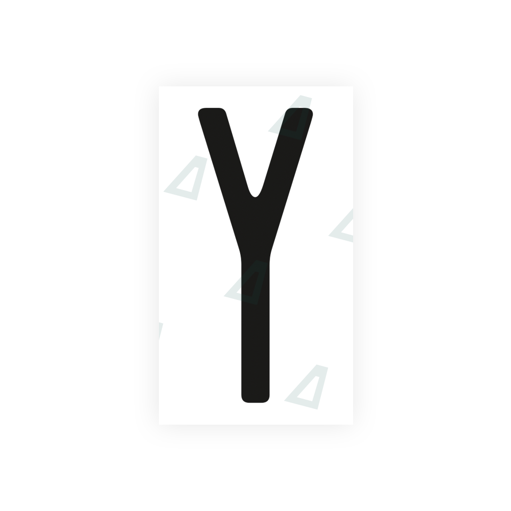 Alite Nanofilm for US (Ohio 2013) license plates - Symbol "Y" - Alite