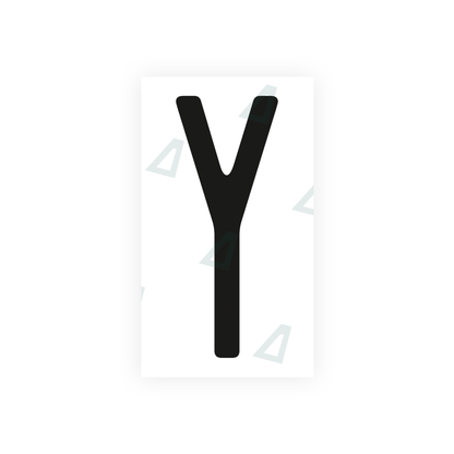 Alite Nanofilm for US (Ohio 2013) license plates - Symbol "Y" - Alite