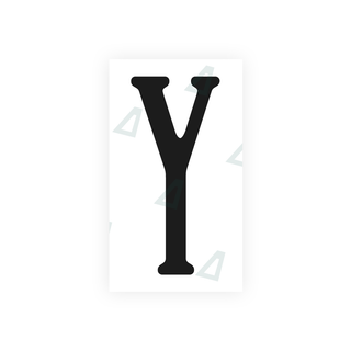 Alite Nanofilm for US (Virginia) license plates - Symbol "Y" - Alite