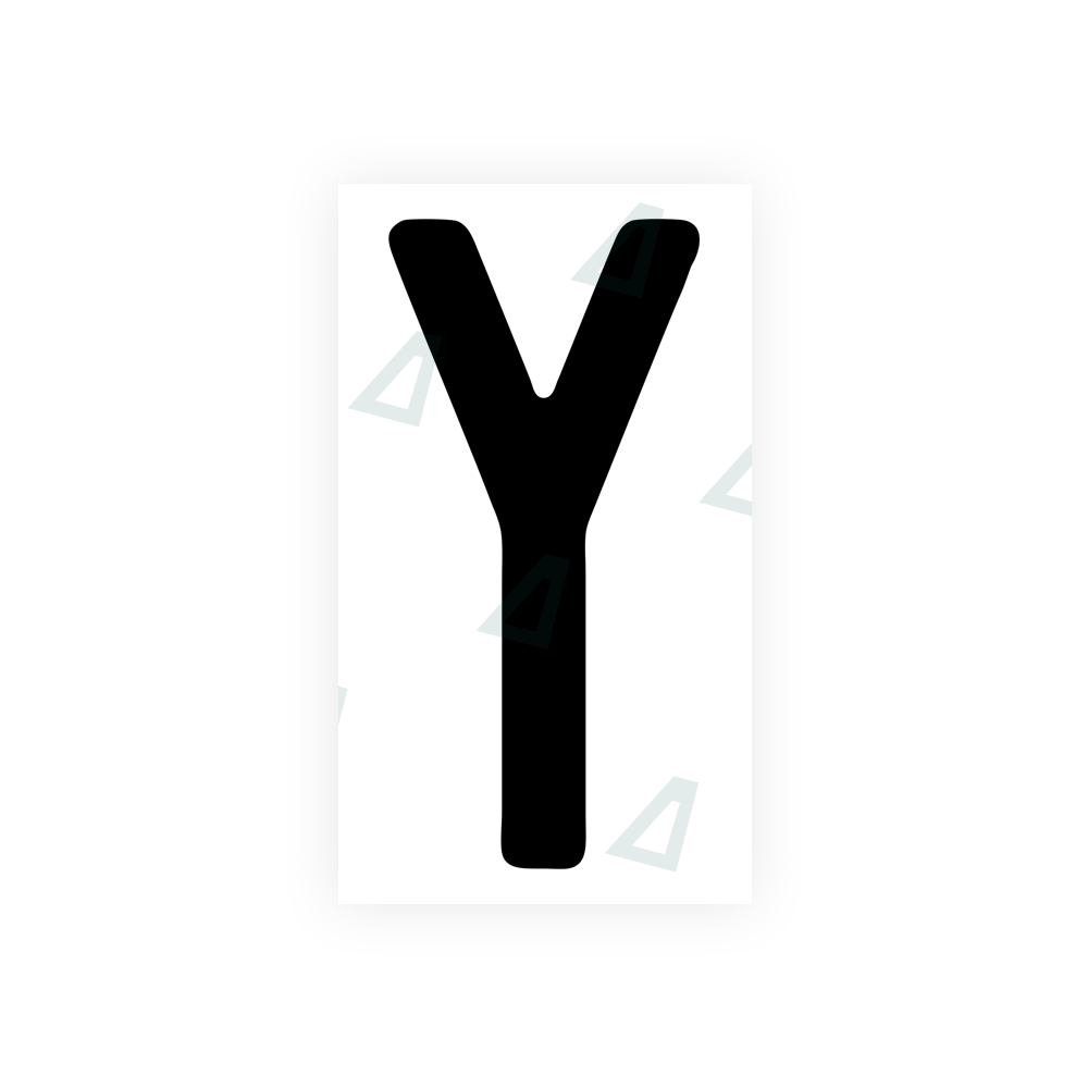Alite Nanofilm for front Switzerland license plates - Symbol "Y" - Alite