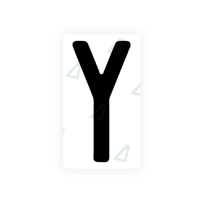 Alite Nanofilm for front Switzerland license plates - Symbol "Y" - Alite