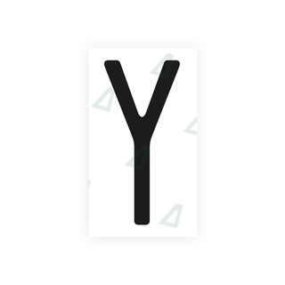 Alite Nanofilm for US (Massachusetts) license plates - Symbol "Y" - Alite