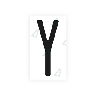 Alite Nanofilm for US (Maryland) license plates - Symbol "Y" - Alite