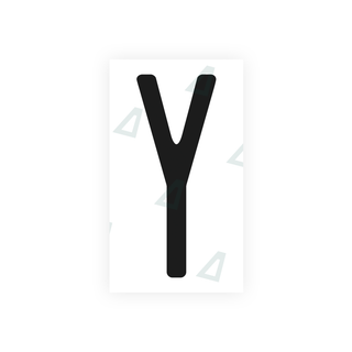 Alite Nanofilm for US (Michigan) license plates - Symbol "Y" - Alite