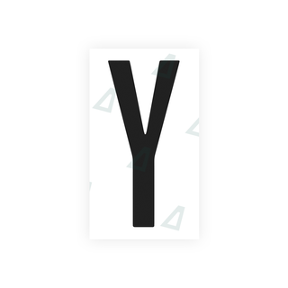 Alite Nanofilm for US (Ohio 2021) license plates - Symbol "Y" - Alite