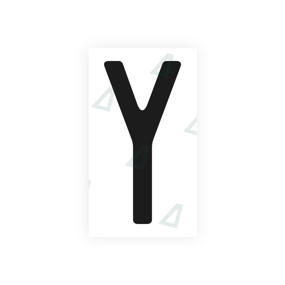 Alite Nanofilm for US (California) license plates - Symbol "Y" - Alite