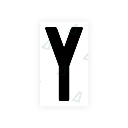 Alite Nanofilm for India license plates - Symbol "Y" - Alite