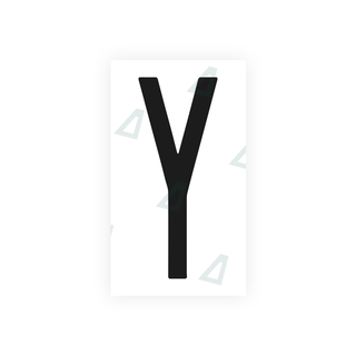 Alite Nanofilm for US (New York 1986) license plates - Symbol "Y" - Alite