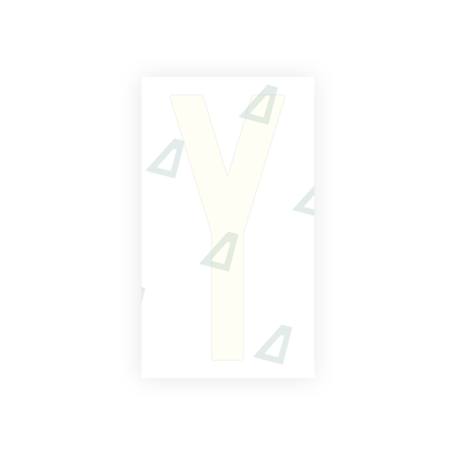 Alite Nanofilm for US (New Jersey) Moto license plates - Symbol "Y" - Alite