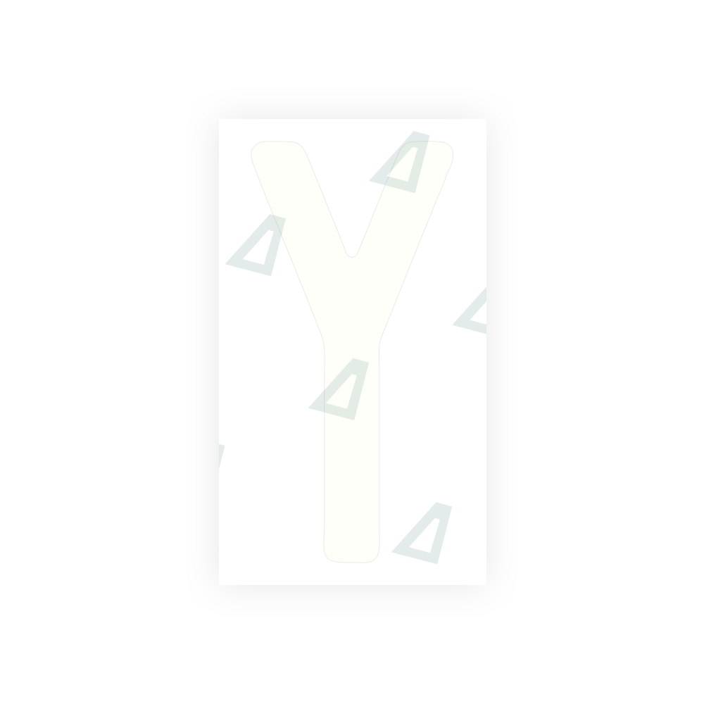 Alite Nanofilm for front Switzerland license plates - Symbol "Y" - Alite