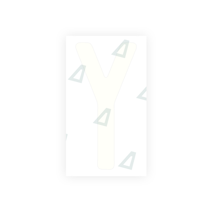 Alite Nanofilm for front Switzerland license plates - Symbol "Y" - Alite