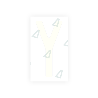 Alite Nanofilm for US (California) license plates - Symbol "Y" - Alite