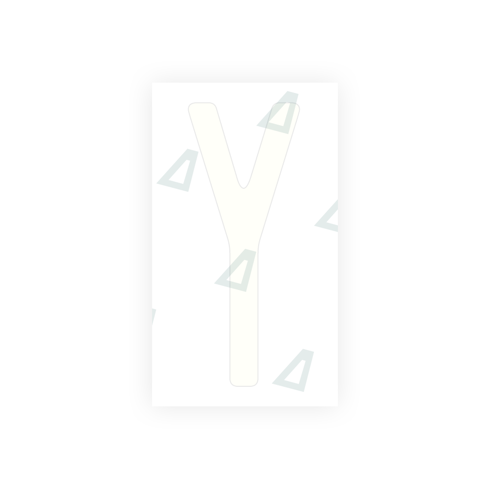 Alite Nanofilm for CA (Ontario) license plates - Symbol "Y" - Alite