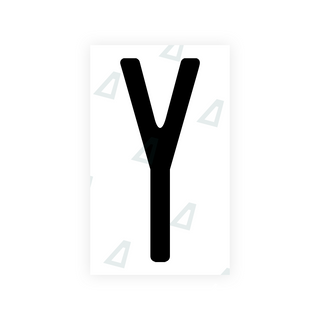 Alite Nanofilm for US (New Jersey - Embossed) license plates - Symbol "Y" - Alite