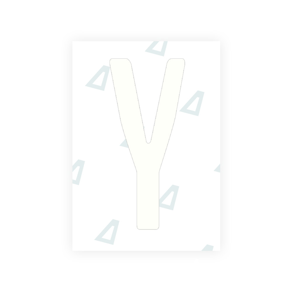 Alite Nanofilm for Guatemala license plates - Symbol "Y" - Alite