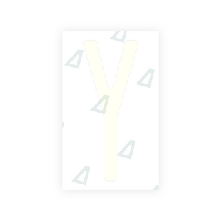 Alite Nanofilm for US (New Jersey - Embossed) license plates - Symbol "Y" - Alite