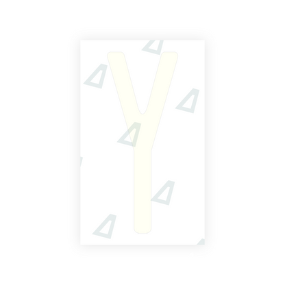 Alite Nanofilm for US (New Jersey - Embossed) license plates - Symbol "Y" - Alite
