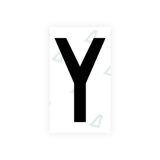 Alite Nanofilm for Greece license plates - Symbol "Y" - Alite