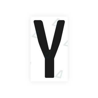 Alite Nanofilm for Germany (standard) license plates - Symbol "Y" - Alite