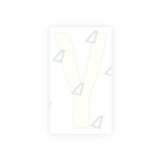 Alite Nanofilm for Tanzania (standard) license plates - Symbol "Y"