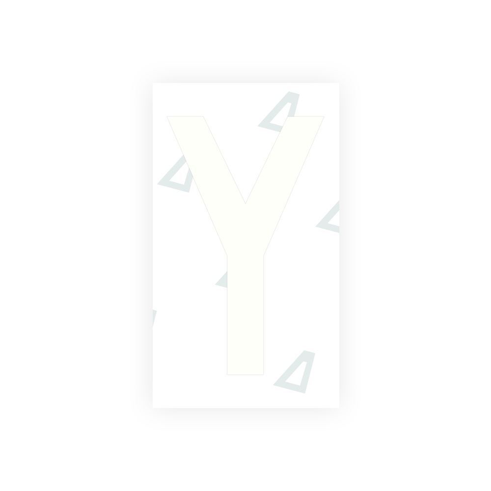 Alite Nanofilm for Greece license plates - Symbol "Y" - Alite